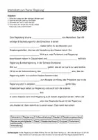 Vorschau - Arbeitsblätter - Lernposter + Arbeitsblätter zum Thema "Regierung" + Lösung & MP3 + Infografik - Seite 1