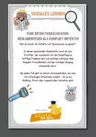 Vorschau - Arbeitsblätter - Soziales Lernen 5 Detektivgeschichten - Deckblatt