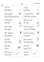 Vorschau - Anderer Materialtyp - Partner*innenfindungskarten | Englisch & Deutsch | Sprichwörter | Partnerarbeit - Seite 1