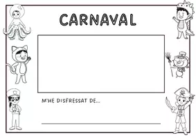 Vista previa - Hojas de trabajo - Fitxa disfressa Carnaval - página 2