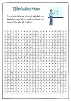 Vorschau - Arbeitsblätter - Winkelarten - Suchsel - Wortsuchrätsel sprachsensibel DAF DAZ - Seite 3