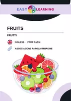 anteprima - Esercizi - Indovina la Frutta - Guess the Fruits / Inglese Beginner - Pagina di copertina
