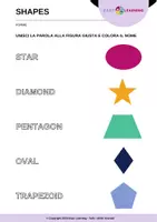 anteprima - Esercizi - Indovina le Forme - Guess the Shapes / Inglese Beginner - Pagina 2
