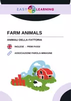 anteprima - Esercizi - Animali della Fattoria - Farm Animals / Inglese Beginner - Pagina di copertina