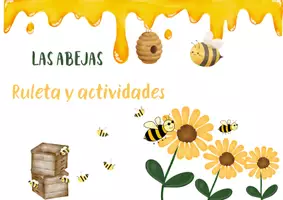 Vista previa - Juegos / Gamificación - LAS ABEJAS - VOCABULARIO: Ruleta y bingo. - página 1