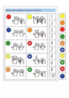 Vorschau - Arbeitsblätter - Karten - ZR 10 - Fingerbilder bis 10 - Deckblatt