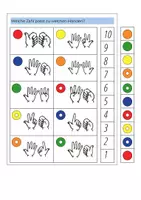 Vorschau - Arbeitsblätter - Karten - ZR 10 - Fingerbilder bis 10 - Seite 3