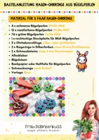 Vorschau - Mal- und Bastelvorlagen - Bastelanleitung für Hasen-Ohrringe aus Bügelperlen ab 3. Klasse - Seite 2