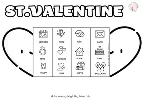 Vista previa - Tarjetas / Manipulativos - VALENTINE'S DAY FLIPBOOKS - página 3