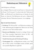 Vorschau - Arbeitsblätter - Frühblüher & Speicherorgane TAFELMATERIAL Grundschule - Seite 1
