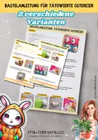 Vorschau - Mal- und Bastelvorlagen - Bastelanleitung für tätowierte Ostereier mit temporären Tattoos ab 2. Klasse - Seite 1
