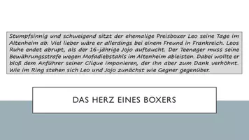 Vorschau - Arbeitsblätter - Unterrichtsreihe: Das Herz eines Boxers (Drama, Kl. 8-10) - Seite 2