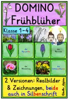 Vorschau - Spiele - Frühblüher DOMINO SPIEL differenziert Klasse 1-4 - Deckblatt