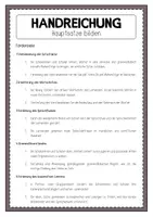 Vorschau - Arbeitsblätter - KÖRPER Hauptsätze bilden - Seite 1