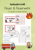 Vorschau - Unterrichtsreihen - So setze ich einen Notruf ab - Feuer und Feuerwehr - Seite 1