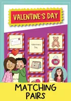 Προεπισκόπηση - Flashcards - Valentine's Day Matching Pairs Game (Αγγλικά) - Εξώφυλλο