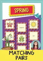 Προεπισκόπηση - Φύλλα εργασίας - Spring Matching Pairs Game (Αγγλικά) - Εξώφυλλο