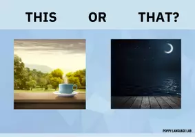 Vista previa - Tarjetas / Manipulativos - This or That? - Beginner ESL Game for adults - página 2