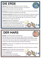 Vorschau - Stationenlernen - Wissenskartei & Steckbrief Sonnensystem - Seite 3