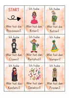 Vorschau - Spiele - Ich habe... Wer hat? Fasching / Karneval Lesespiel - Seite 3