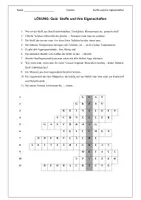 Vorschau - Arbeitsblätter - Quiz zu Stoffe und ihre Eigenschaften - Chemie - Seite 2