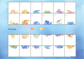 Vorschau - Stationenlernen - 🐳Meer Unterwasser Klettmappe schau genau Sommer - Seite 2