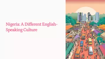 Vorschau - Fördermaterial/Inklusion - Präsentation: Nigeria – A Different English-Speaking Culture - als PDF und PowerPoint-Datei - Deckblatt