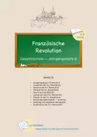 Vorschau - Arbeitsblätter - Flipbook – Französische Revolution (inkl. Lösungen) - Deckblatt
