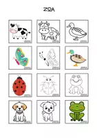 Προεπισκόπηση - Flashcards - ΑΝΤΙΣΤΟΙΧΙΣΗ ΑΝΤΙΚΕΙΜΕΝΩΝ - ΖΩΩΝ ΜΕ ΒΑΣΗ ΤΟ ΣΧΗΜΑ - Σελίδα 3