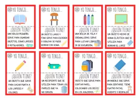 Vista previa - Juegos / Gamificación - PACK YO TENGO, QUIÉN TIENE (CAMPOS SEMÁNTICOS) - página 2