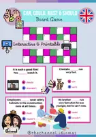 Aperçu - Jeux - CAN, COULD, MUST & SHOUKD: Board Game - Page de couverture