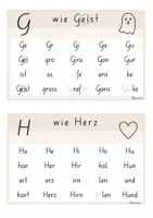 Vorschau - Fördermaterial/Inklusion - Leseteppich A-Z (nach Sprachstarke 1) - Deckblatt