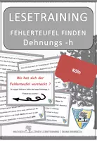 Vorschau - Fördermaterial/Inklusion - Köln Spezial: Fehlerteufel Lesekarten Dehnungs-h - Deckblatt