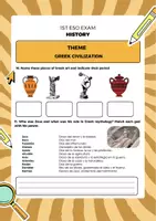 Vista previa - Refuerzo / NEE / Materiales de apoyo - 1 ESO EXAMEN HISTORIA GRECIA BILINGÜE - página 3