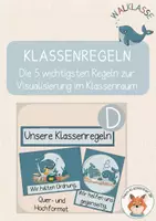 Vorschau - Poster - Walklasse- Unsere Klassenregeln - Deckblatt