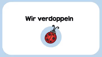 Vorschau - Präsentationen/Tafelbilder - Verdopplungsaufgaben/ Verdoppeln (Rechenstrategien/ digitale Tafel) - Seite 1