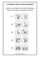 anteprima - Esercizi - COMPRENSIONE ORALE ASCOLTA LA STORIA SCEGLI LA VIGNETTA - Pagina 3