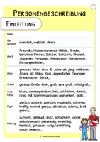 Vorschau - Arbeitsblätter - Personenbeschreibung schreiben – Musteraufsatz, Steckbriefe & Schreibhilfe | ab Klasse 3 - Seite 3