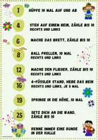 Vorschau - Arbeitsblätter - Leiterspiel mit Würfel (Frühling) - Sport Grundschule - Seite 2