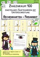 Vorschau - Spiele - Materialpaket "Rechenspiele - Subtraktion mit Zehnerübergang - einstellig" - Seite 1