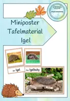 Vorschau - Poster - Miniposter/Tafelmaterial - Igel - Deckblatt