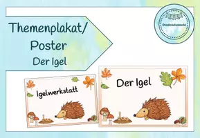 Vorschau - Poster - Themenplakat/Poster "Der Igel" - Seite 1
