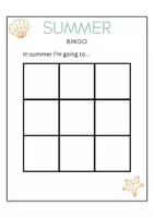 Vorschau - Spiele - going to future: Summer Bingo | Englisch Sprechübung Lernjahr 1/2 - Seite 1