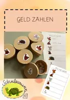 Vorschau - Arbeitsblätter - GELD zählen, handelndes Lernen - Deckblatt