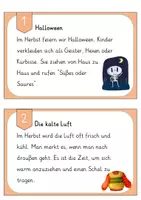 Vorschau - Arbeitsblätter - Abschreibkartei Herbst - Seite 1