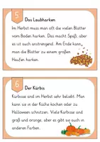 Vorschau - Arbeitsblätter - Abschreibkartei Herbst - Seite 3
