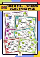 Vista previa - Juegos / Gamificación - Chat & Roll – Speaking Board Games Pack - Portada