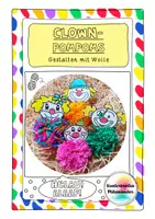 Vorschau - Arbeitsblätter - Clown-Pompoms - Kunstidee Fasching, Karneval, Kunst Grundschule - Deckblatt