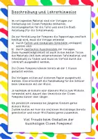 Vorschau - Arbeitsblätter - Clown-Pompoms - Kunstidee Fasching, Karneval, Kunst Grundschule - Seite 1