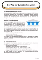 Vorschau - Arbeitsblätter - Der Weg zur Europäischen Union (EU) - Seite 1